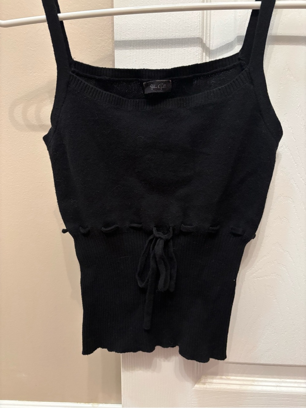 Brandy Melville Black Drawstring Cami - Picture 5 of 6